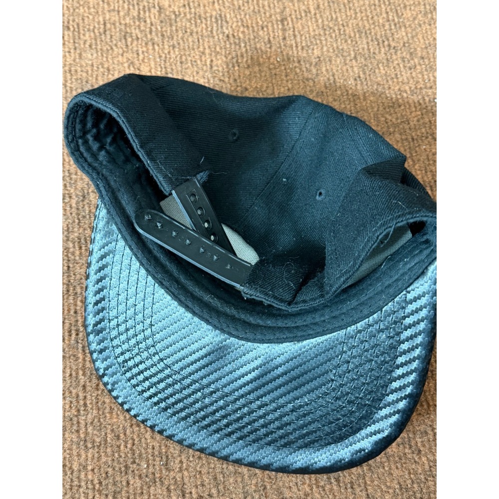 Assassins Creed Odyssey Black Snapback Hat Spartan Logo Carbon Fiber Brim Cap - Picture 9 of 10
